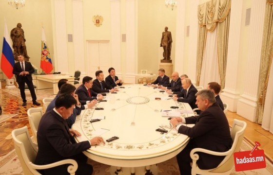 Ерөнхий сайд Г.Занданшатар ОХУ-ын Ерөнхийлөгч В.В.Путинд бараалхлаа